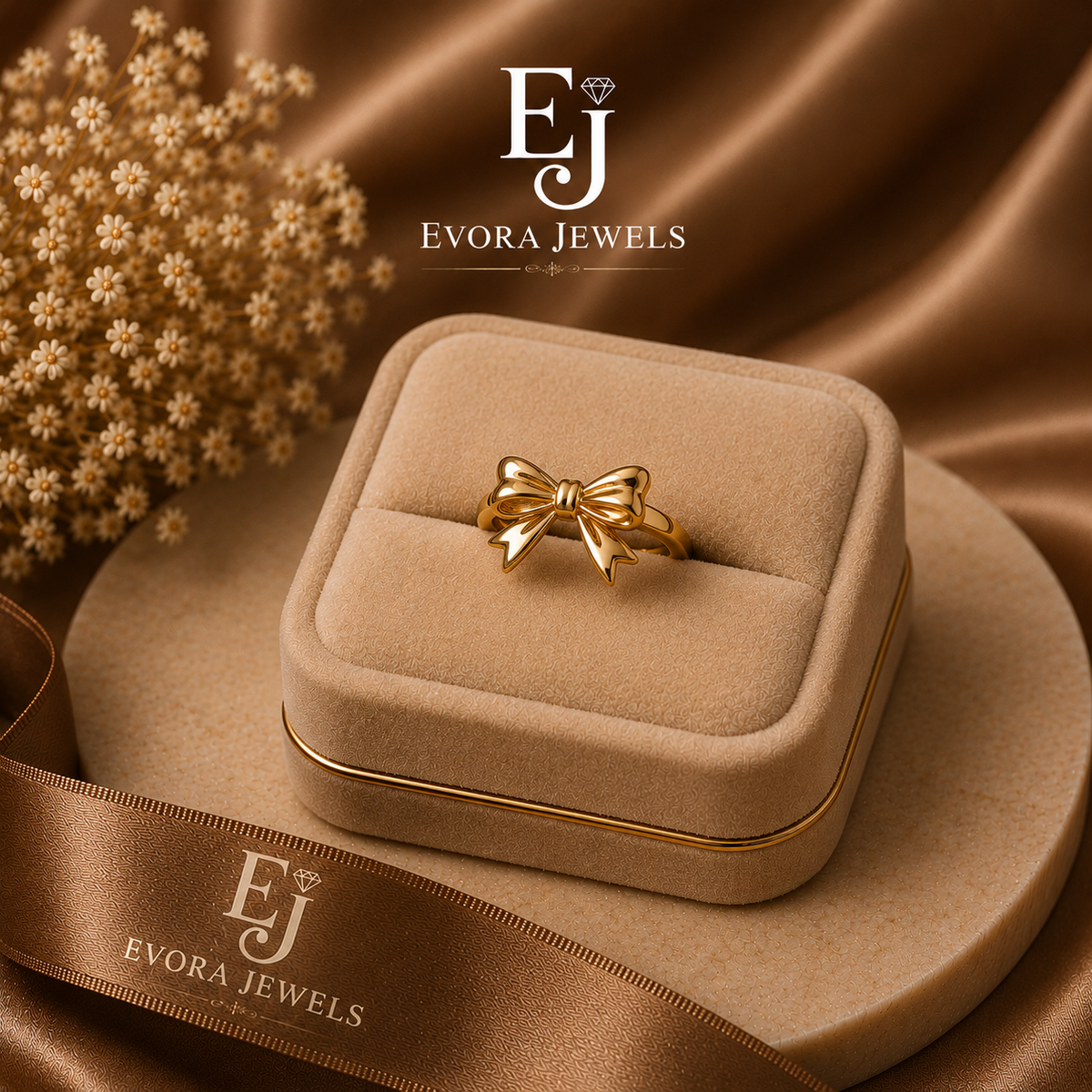 Luxury Double-Layer Bow Ring 002