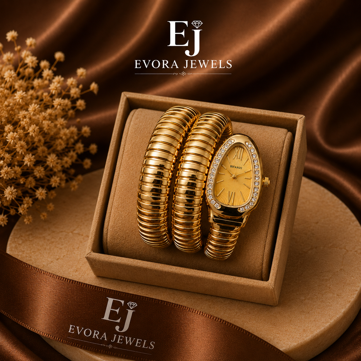 Luxury Serpent Watch | Evora Jewels