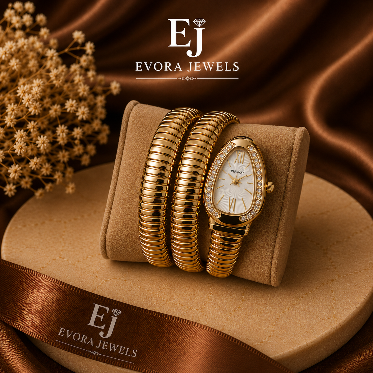Luxury Serpent Watch | Evora Jewels